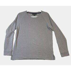 Free Fly Sweater Womens Small Gray Bamboo Fleece Pullover Long Sleeve Soft Top